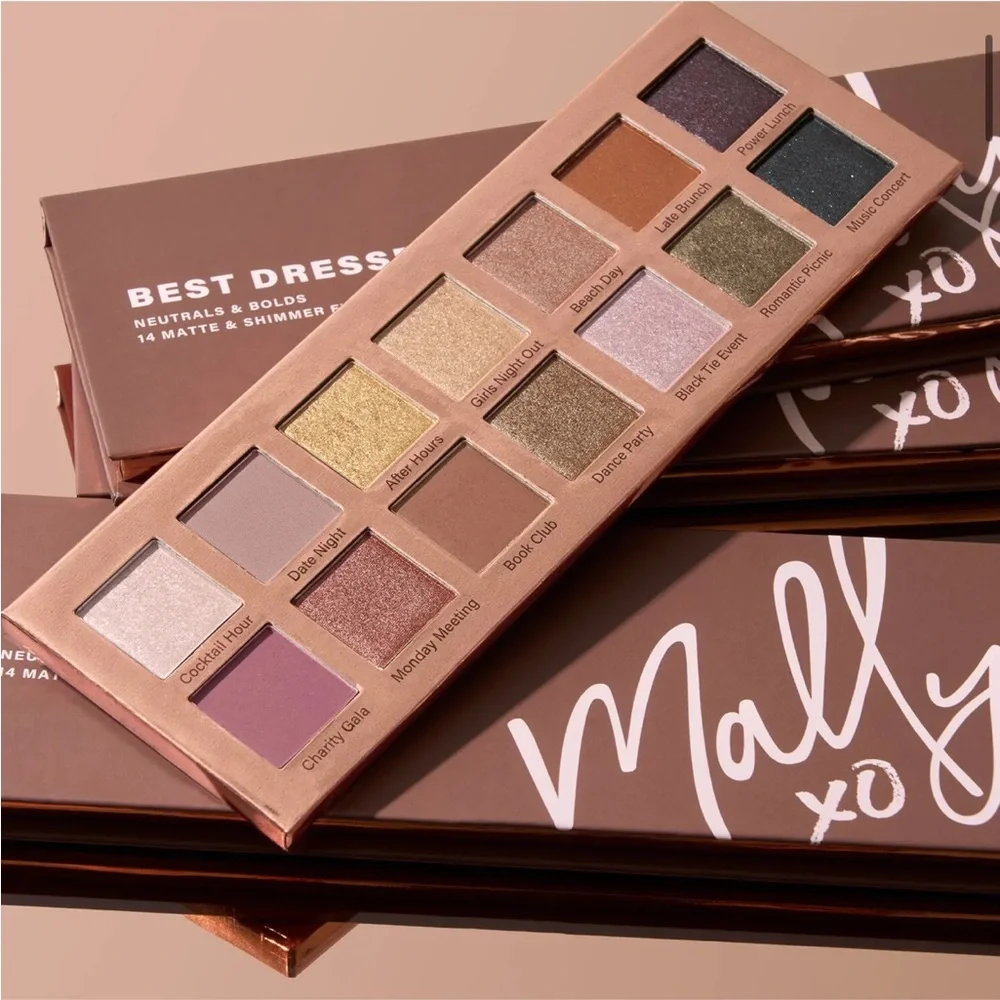 MALLY XO Best Dressed Lids Neutrals & Bolds 14 Matte & Shimmer Eyeshadows $45